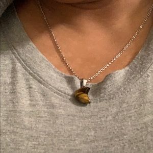 20’ moon tiger eye necklace
